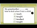 Mixed Quiz | English Grammar - 30 Questions | All 12 Tenses Mixed test | No.1 Quality English