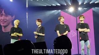 180920 ARMYs are sweeter than maple syrup Ment @ BTS 방탄소년단 Love Yourself Tour in Hamilton Fancam 직캠