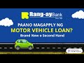 Motor Vehicle Loan