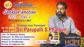 SS-21 Mridanga Laya Tharangam by Sri Parupalli S.Phalgun on 28-12-2020 from 6PM