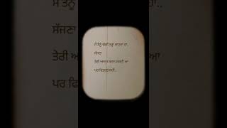 ਮੈਂ ਤੈਨੂੰ ਚੰਗੀ...Inew punjabi shayari status punjabi status #shorts #punjabi #youtubeshorts