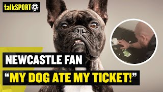 🤣 A Geordie in Despair: Dog Devours Newcastle Fans Carabao Cup Final Ticket!