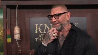 Knock at the cabin New York World Premiere - itw Dave Bautista (Official Video)