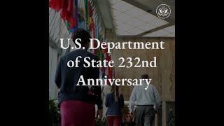 Celebrating the State Department's 232nd Anniversary