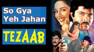 So Gaya Yeh Jahan So gaya | Tezaab | Anil Kapoor, Madhuri Dixit | Alka Yagnik, Shabbir Kumar | 80s