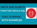INSTR and SUBSTR Function in Oracle SQL
