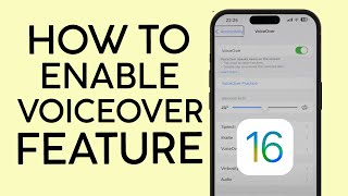 What is VoiceOver on iOS 16 | How to Enable VoiceOver on iOS 16 2022