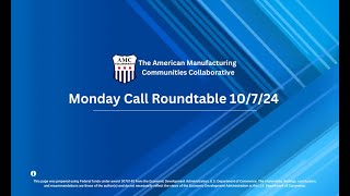 AMCC Roundtable Discussion: 10/7/24