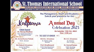 St. Thomas International School #Annual Day Celebration 2025  Kalptaru