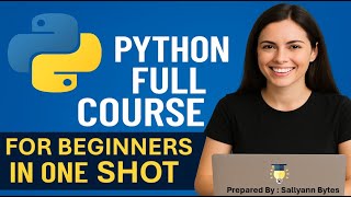 Python Full Course for Beginners – Complete Tutorial in One Video • No Coding Experience Needed