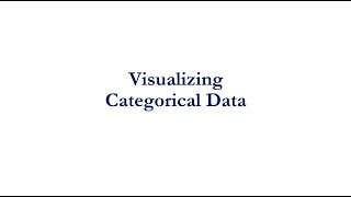 Visualizing Categorical Data