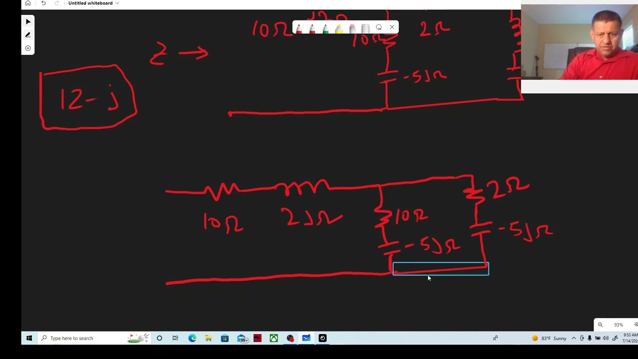 How To Find The Equivalent Impedance AC Circuits - YouTube