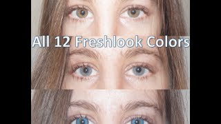 Colored Contacts: All 12 Freshlooks in Under 4 Minutes