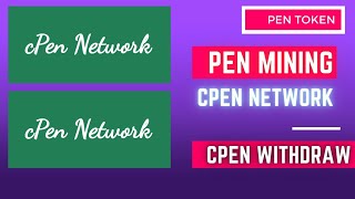 Pen Mining Latest update.Cpen network withdraw.Listing Cpen soon.NodeGo mining latest update.