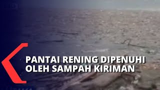 Pantai Rening Bali Sepi Pengunjung Lantaran Air Laut Tertutup Sampah!