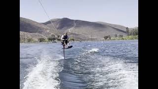 Kevin Thayer Sky Ski Next Foils sit down hydrofoil Ripper Canyon Lake CA May 2021