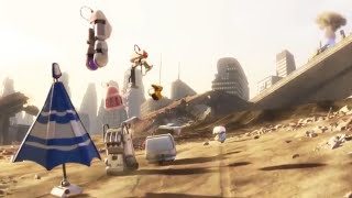 Eve fixing wall-e wall-e:2008