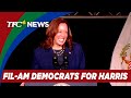 FilAm elected Democrats back Harris' presidential bid | TFC News California, USA