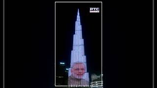 Dubai 'ਚ Burj Khalifa 'ਤੇ ਛਾਇਆ ਭਾਰਤ ਦਾ ਰੰਗ