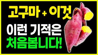 고구마와 이것 함께 먹었더니 의사들도 놀란 변화가 일어났어요.고구마와 상극인 음식. 항암식품,다이어트식품,건강음식,고구의 효능,대파의 효능,당뇨음식,혈당,혈관청소음식,노년기 건강