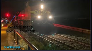 rail fanninng rare Norfolk southern spotted at local beach!!!!