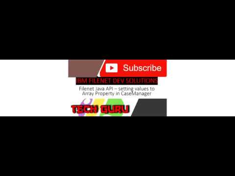 Tech Guru Filenet Java Api Setting Values To Array Property In