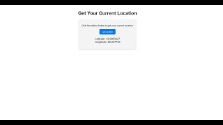 📍 Geolocation Form Example with HTML, CSS, and JavaScript | Step-by-Step Guide