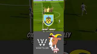 Burnley Win \u0026 Over 1,5 goals με απόδοση 1,95… #championship #burnley #oxfordunited #footballbetting