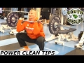 POWER CLEAN TECHNIQUE TIPS ADAM SMOTHERMAN CLEMSON UNIVERSITY TIGERS STRENGTH DEMO