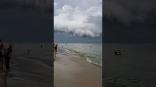 Ominous clouds at the Baltic Sea, Poland