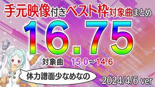 【CHUNITHM】音ゲー多機種勢のチュウニズム RATING 16.75 手元映像付きベスト枠まとめ