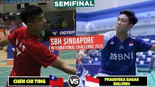 GOKIL! Prahdiska Bagas Shujiwo vs Chen Chi Ting - SINGAPORE INTERNATIONAL CHALLENGE 2025 | Semifinal