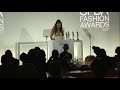 aurora james receives the founder’s award in honor of eleanor lambert 2021 cfda fashion awards