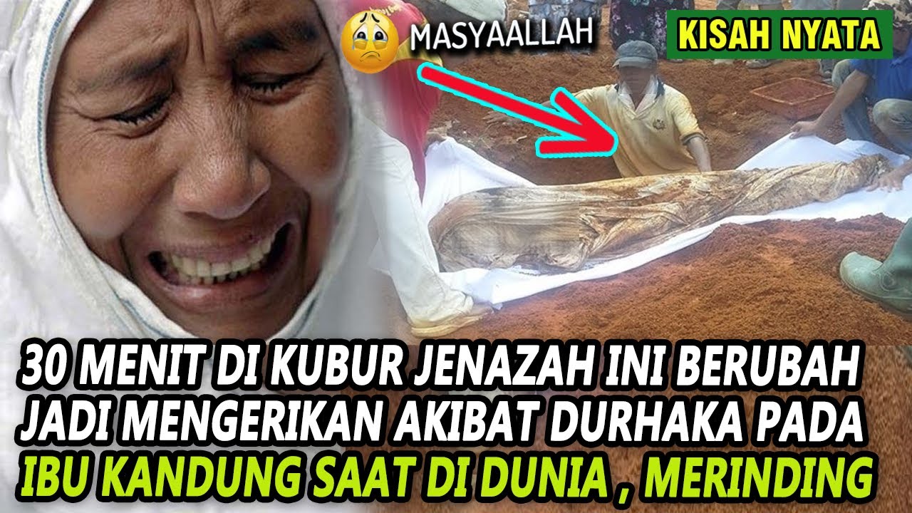 30 MENIT DI KUBUR JENAZ4H INI TIBA - TIBA BERUBAH JADI MENGERIKAN SAAT ...