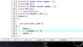C Programming 30 Function prototype