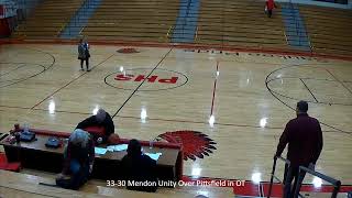 Pittsfield vs. Mendon Unity - High School Girls Basketball - 2/11/21