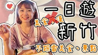 新竹機車一日遊全攻略！大推🔥高CP值不限時咖啡廳！必來碗吃鴨香飯😋動物園還有水豚泡溫泉 ︳濃遊四海︳黃濃濃。濃Bagel