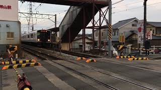 JR九州817系VM3011編成+813系RM113編成 普通 小倉 発車シーン in JR天拝山駅 2018/2/9