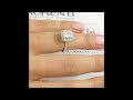 2 carat cushion diamond halo engagement ring