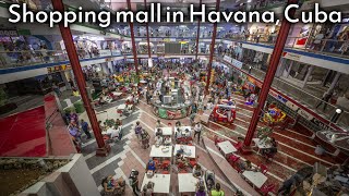 Shopping mall in socialist Havana, Cuba (Plaza Carlos III supermarket)