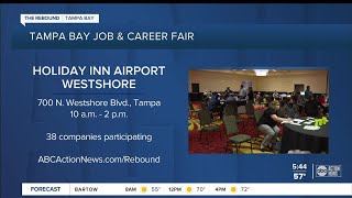 More than 35 companies participating in the Tampa Bay Job and Career Fair on Monday, November 8