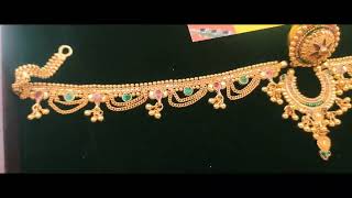 gold Jodha rakhdi set 916