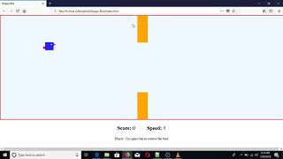 Web Based Game Sloppy Bird using basic HTML,CSS, JavaScript