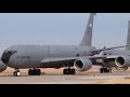 boeing kc 135 stratotanker take off and landing • united states air force • video compilation