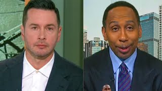 JJ Redick Takes Personal Shot at Stephen A Smith when Discussing Lebron James Retirement! Lakers NBA