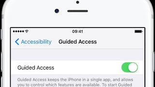 Guided access | lock application on screen | ios | apple explore