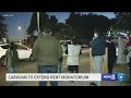 San Diegans caravan to extend rent moratorium