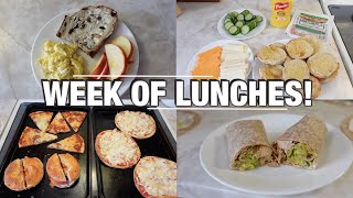 LUNCHES FOR THE WEEK! | HOMESCHOOL FAMILY MEALS