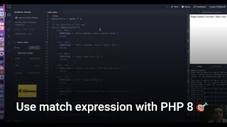 Use match expression with PHP 8 🎯
