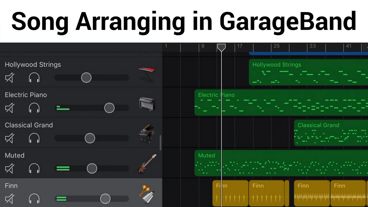 Song Arranging In GarageBand - Experimentation And Variety (iOS/iPhone ...